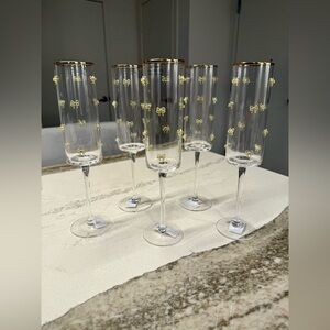 Bow Champagne Glass Flutes